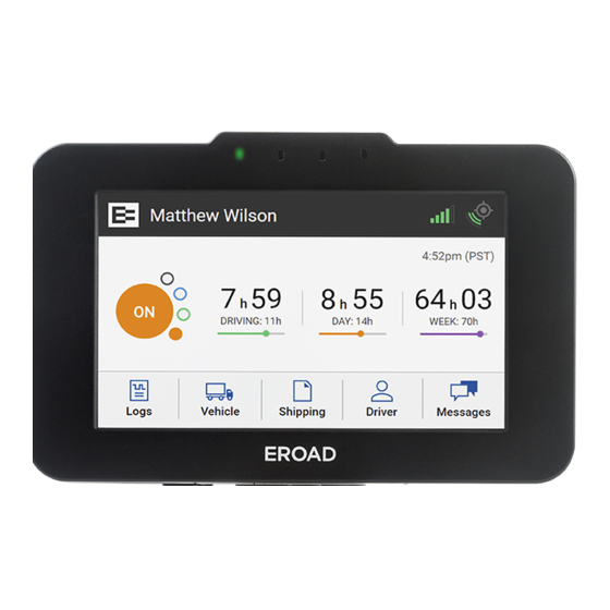 EROAD Ehubo Installation Manual
