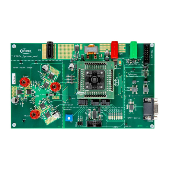 Infineon Technologies TLE987x EvalBoard Manuals