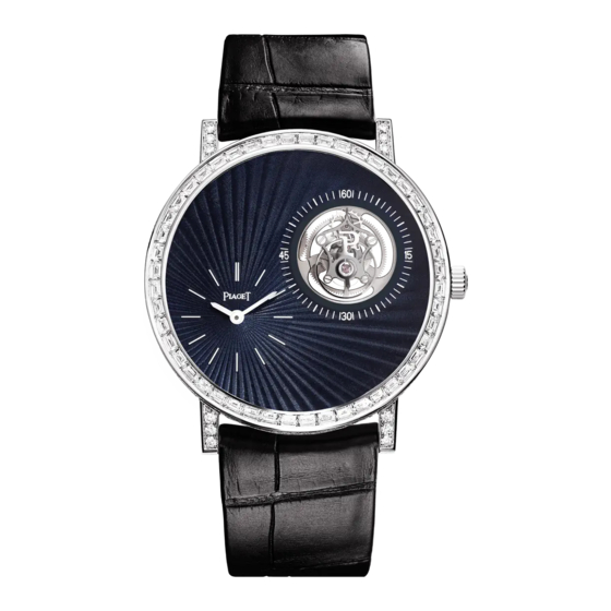 Piaget 670P Instructions For Use Manual
