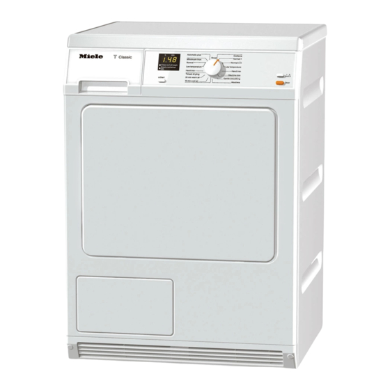 Miele TDA 150 C Manual