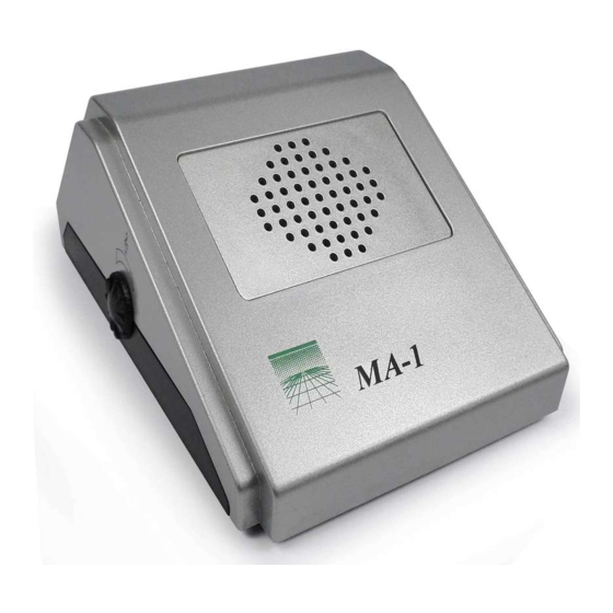 HumanTechnik MA-1 Operating Instructions Manual