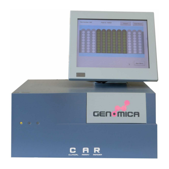 GENOMICA CAR Manuals
