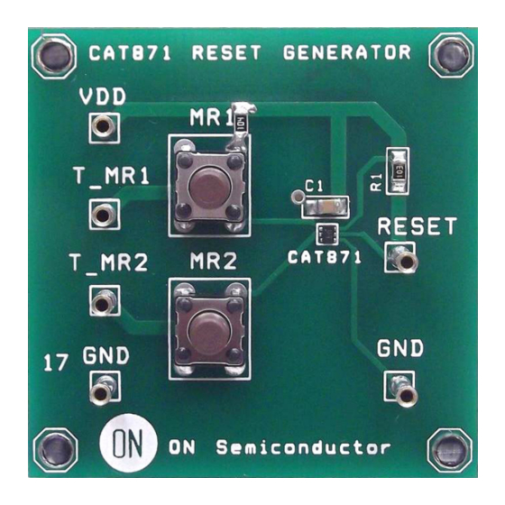 ON Semiconductor CAT871 User Manual