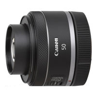 Canon RF 50mm F1.8 STM Instructions Manual