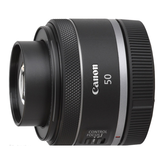Canon RF 50mm F1.8 STM Manuals