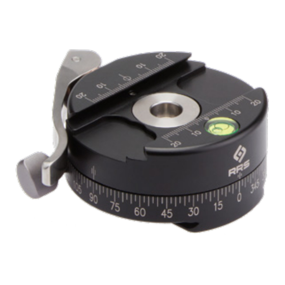 User Manuals: RRS PC-LR Release Panning Clamp