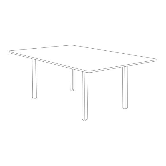 Jason.L Quadro Square Boardroom table Assembly Instructions Manual