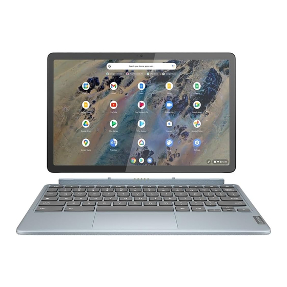 Lenovo Chromebook Duet 3 2-in-1 Tablet Manuals