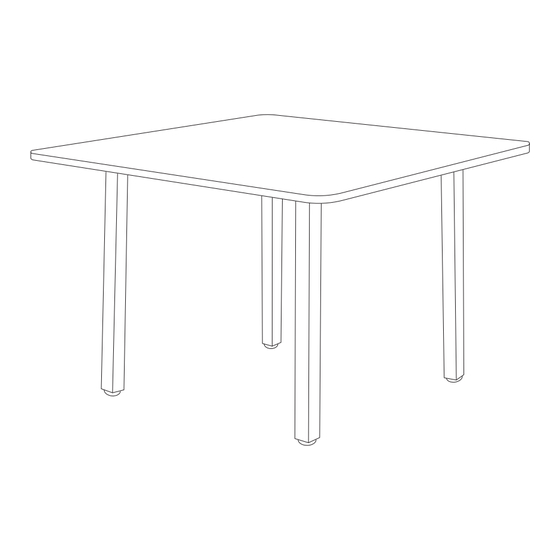 Jason.L Quadro Square Boardroom table Assembly Instructions