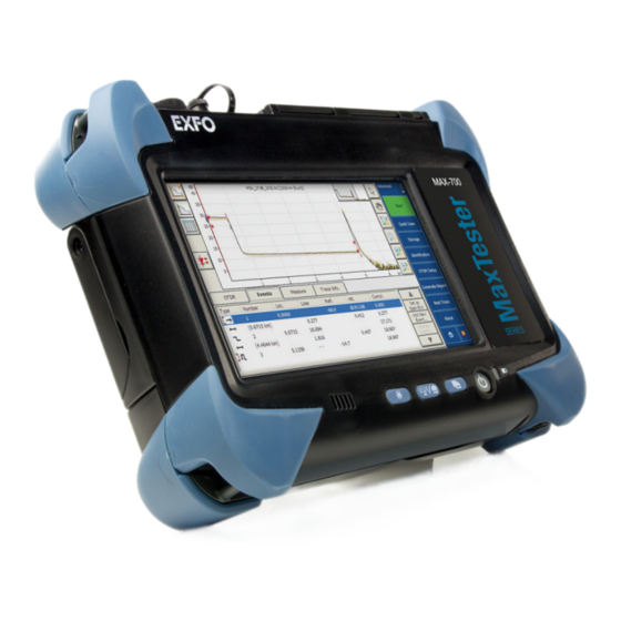 EXFO MaxTester 700 User Manual