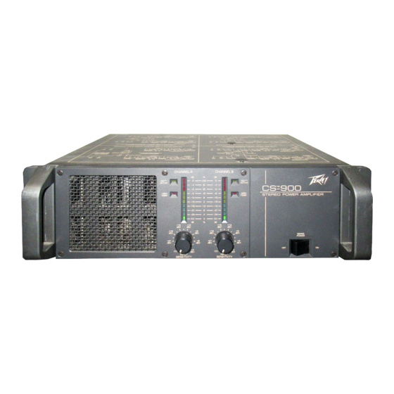 Peavey CS-900 Owner's Manual