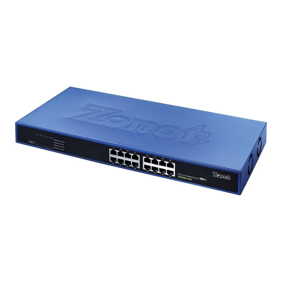 Zonet ZFS3216E Quick Installation Manual