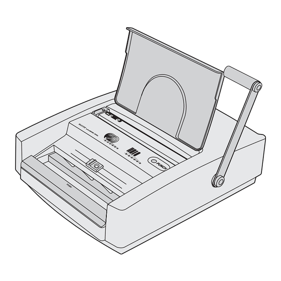 LEITZ wireBIND 500e Operating Instructions Manual