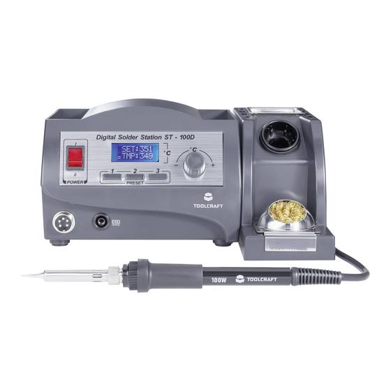TOOLCRAFT ST50-D Operating Instructions Manual