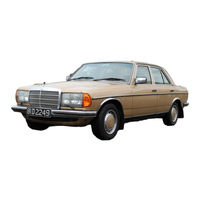 Mercedes-Benz 280 CE 1981 Owner's Manual