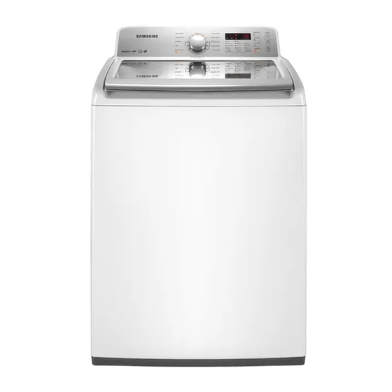 Samsung WA456 Series Fast Track Troubleshooting