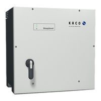 Kaco blueplanet 92.0 TL3 US Manual