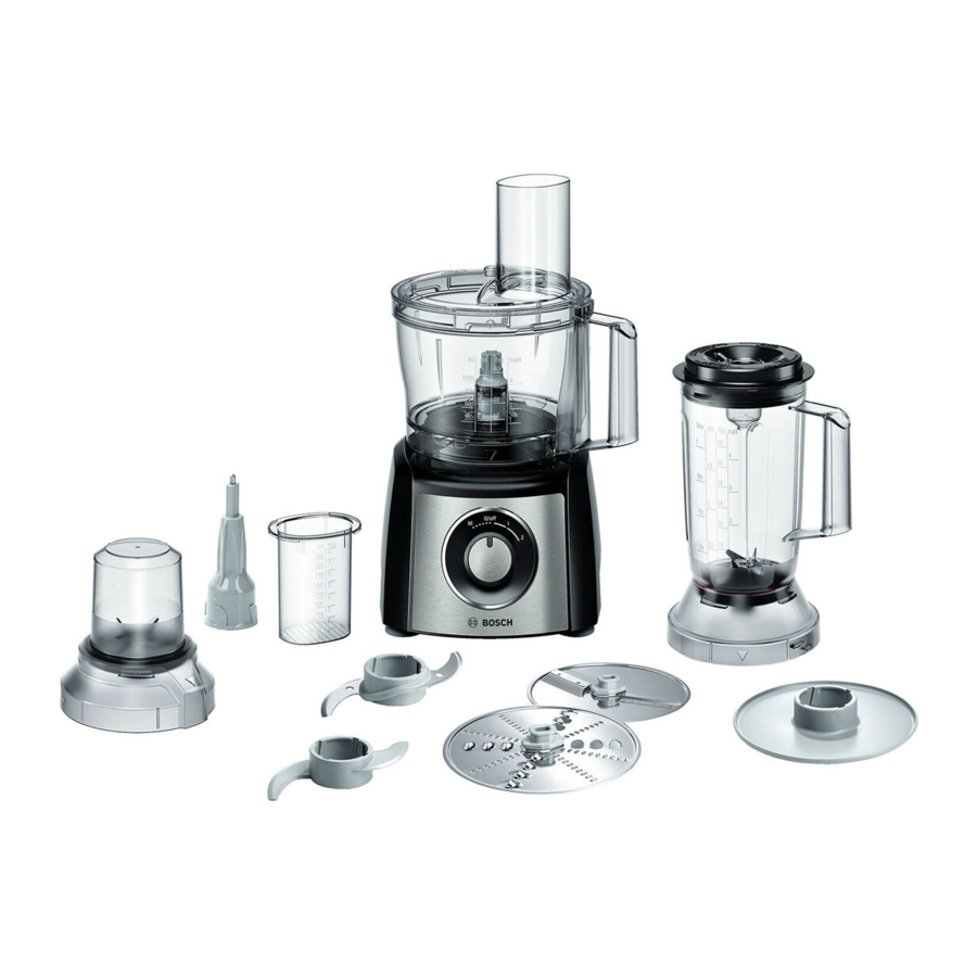 Bosch MultiTalent 3 / 3Plus Manual