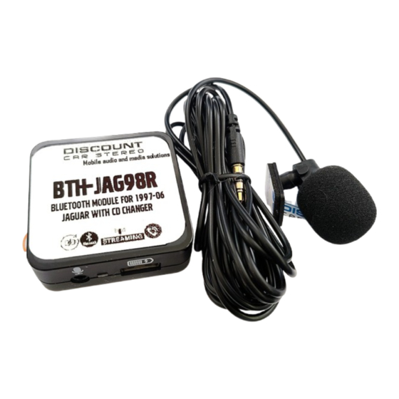 Discount Car Stereo BTH-JAG98R Manuals