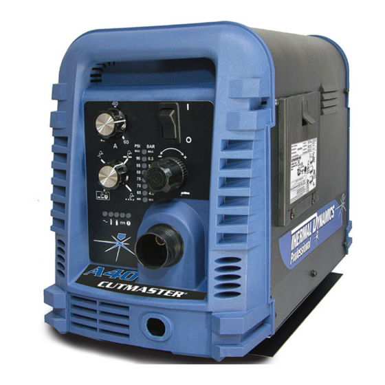 Thermal Dynamics CUTMASTER A40 Operating Manual