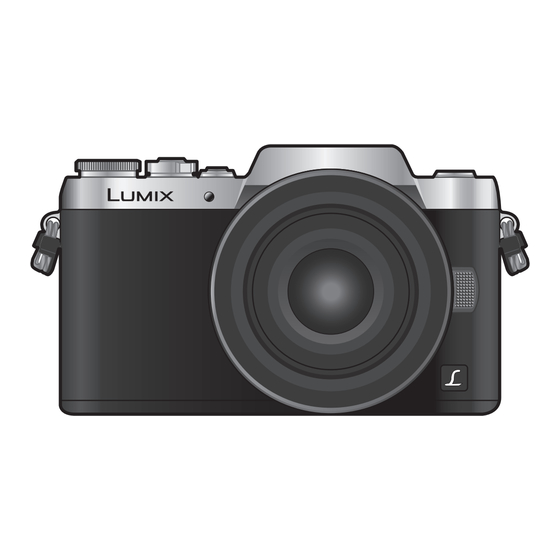 Panasonic Lumix DMC-GF7K Owner's Manual