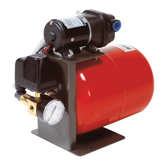 Vetus HYDRF12 Water Pressure System Manuals