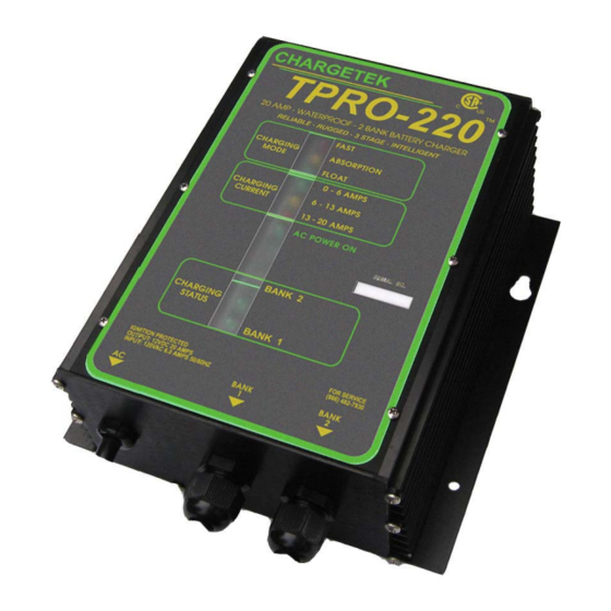 Chargetek TPRO-220 Installation Manual