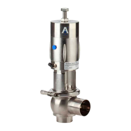Bardiani Valvole BBZS1 Instruction, Use And Maintenance Manual