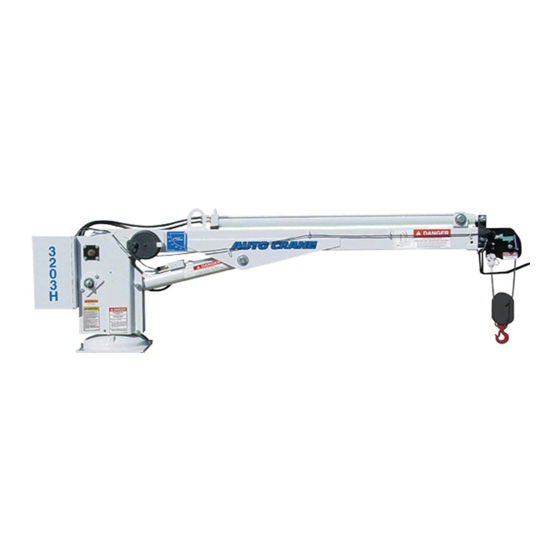 Auto Crane 3203H Owner's Manual
