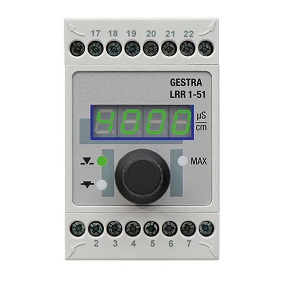 GESTRA LRR 1-50 Original Installation & Operating Manual