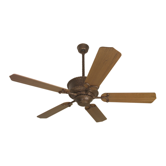Craftmade Riata RT52PT Manual