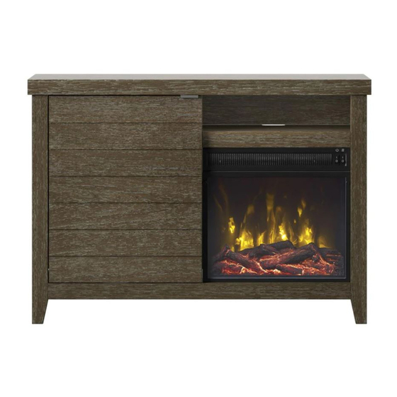 User Manuals: Twin Star Home Mantel 18MM6809 Fireplace