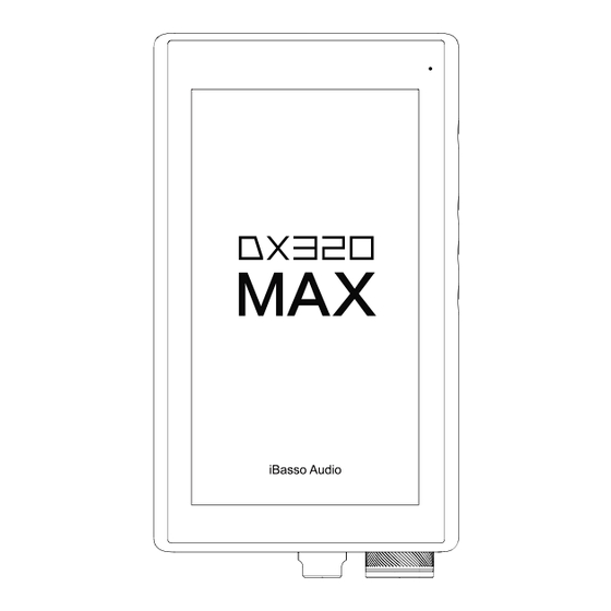 iBasso Audio DX320 MAX User Manual