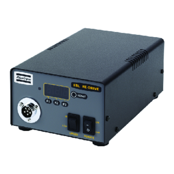 Atlas Copco EBL Drive Configuration Manual