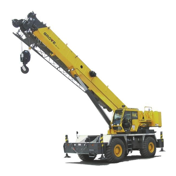 Manitowoc Grove RT600E Operator's Manual