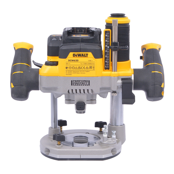 DeWalt DCW620 Original Instructions Manual