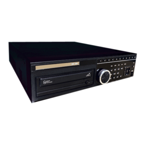 orion OSD-400 4-channel DVR Manuals
