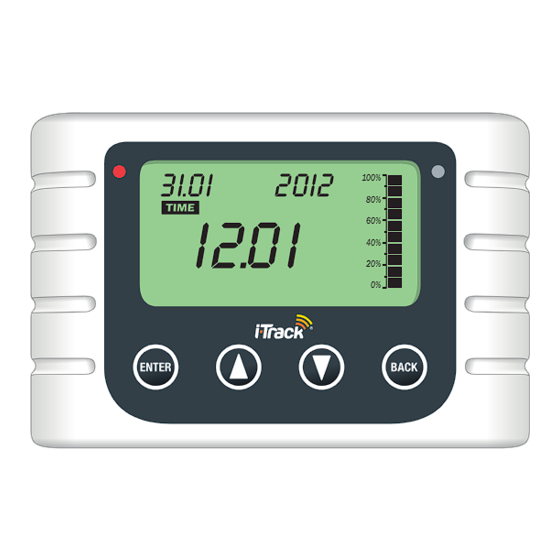 i-Track The Intelligent Oil Monitoring System User Manual