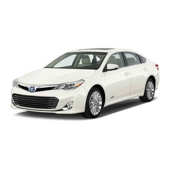 Toyota 2015 Avalon Manuals