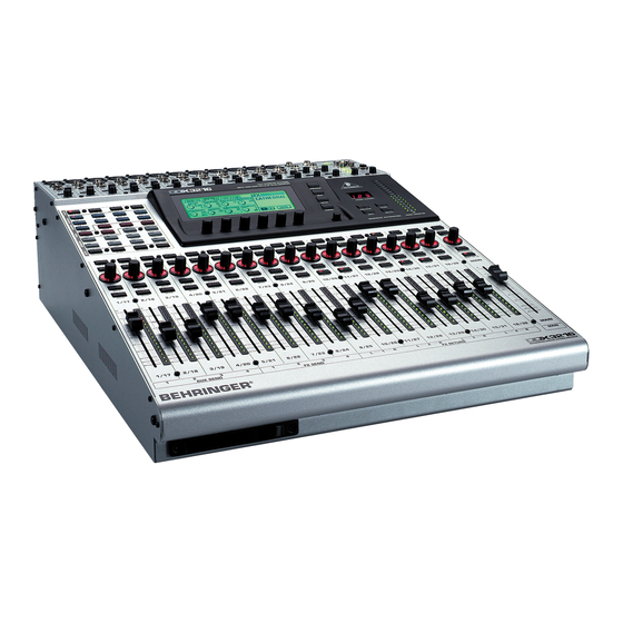 Behringer ddx3216 Instructions Manual