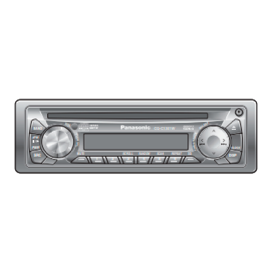 Panasonic CQ-C1301W Operating Instructions