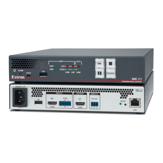 Extron electronics SME 211 Setup Manual