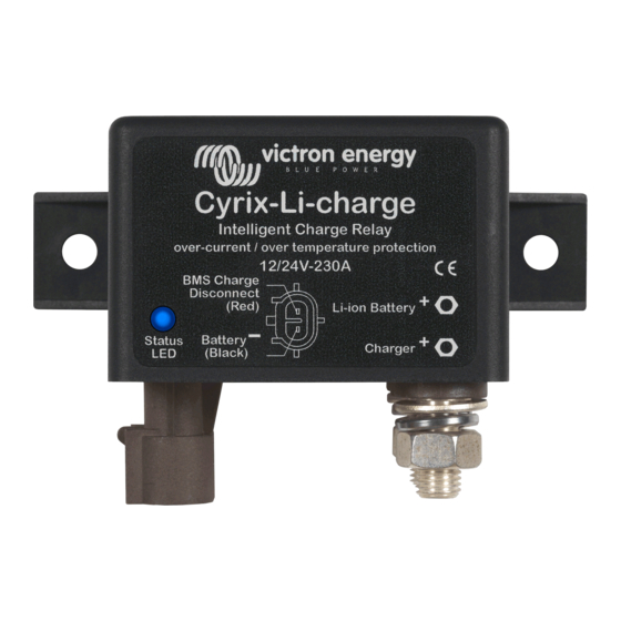 Victron energy Cyrix-ct 12/24-230 Manual