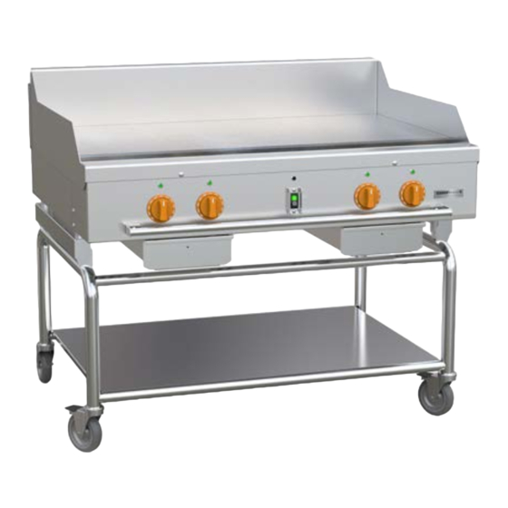 Wood Stone GAS PLANCHA WS-GPL-4836-CT01 Istallation And Operation Manual