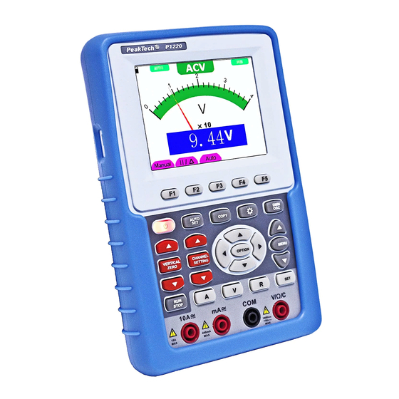 PeakTech 1220 Operation Manual