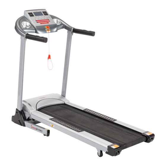 Sunny Health & Fitness SF-T7873 Treadmill Manuals