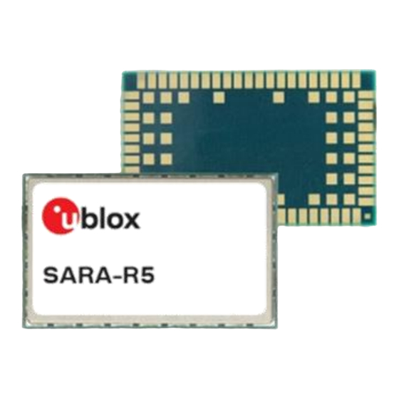 Ublox SARA-R510S System Integration Manual