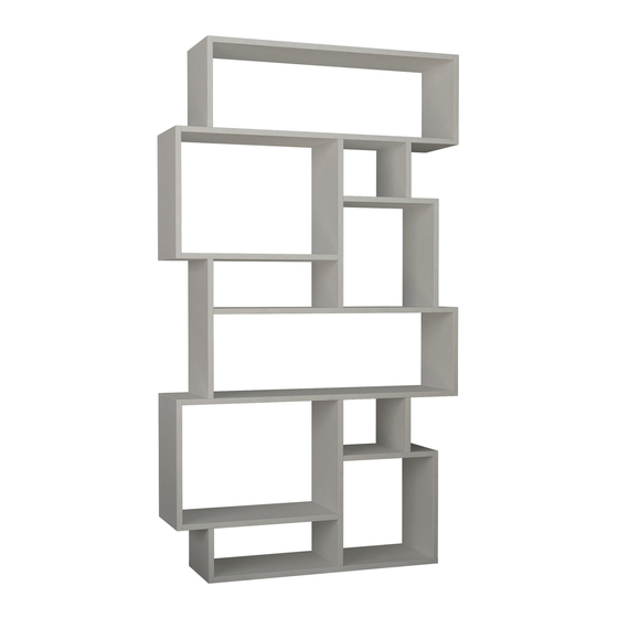 homitis KARMATO Sonoma Oak Bookshelf Manuals