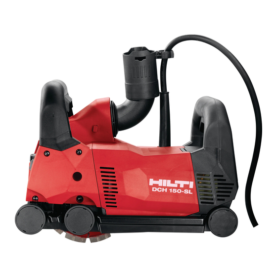 Hilti DCH 150-­SL Manual