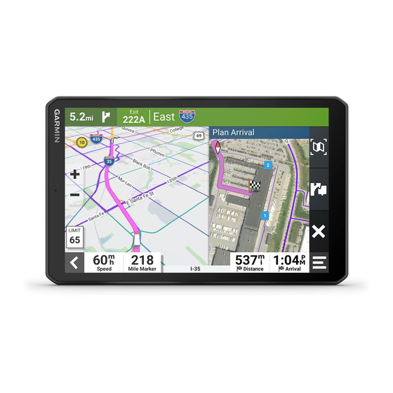 Garmin DEZL OTR810 Quick Start Manual